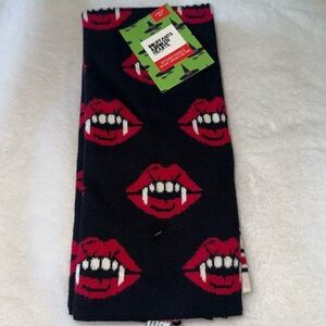 Beaufonts & broken hearts Halloween vampire teeth kitchen towel Gothic  🧛🏻‍♀️🫦